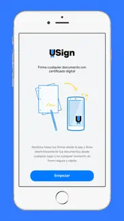 usign - firma digital iphone capturas de pantalla 1