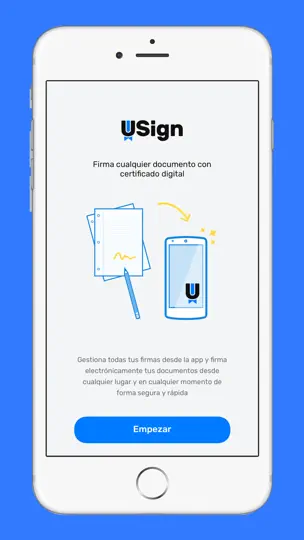 Captura de pantalla de USign - Firma Digital en iPhone 1