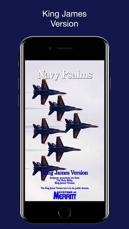 Navy Psalm Daily Quotes KJV