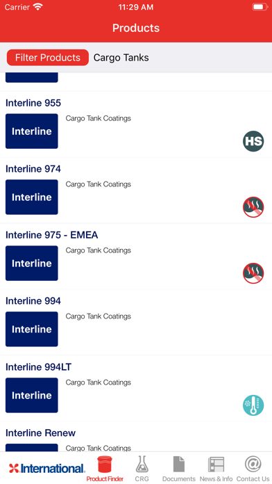 International Marine Coatings Screenshot