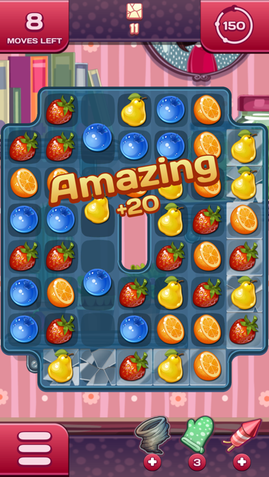 Agnes' Fruits Match-3 Puzzle Screenshot