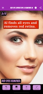 Red Eye Corrector & Remover AI screenshot #1 for iPhone