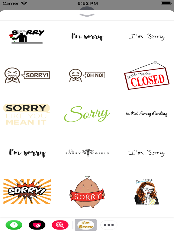 Screenshot #4 pour Say Sorry With Stickers