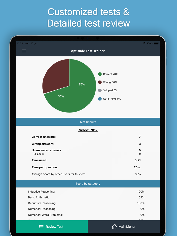 Aptitude Test Trainer