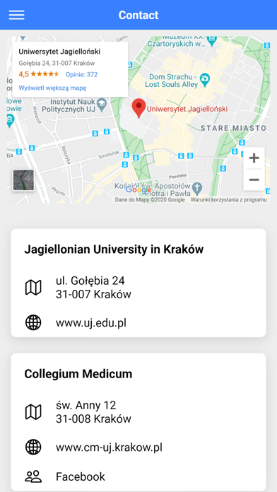 Uniwersytet Jagielloński Screenshot