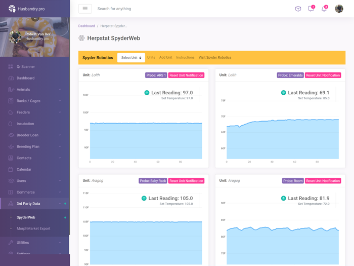 Husbandry.Pro Reptile Tracking