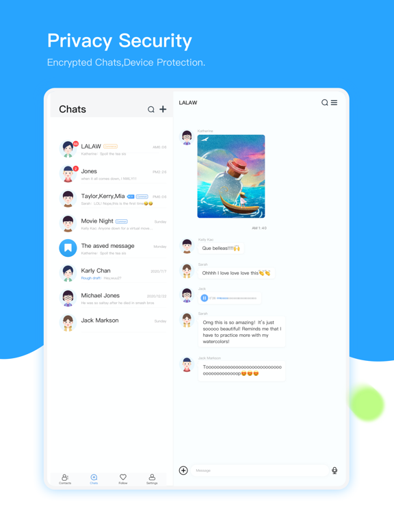 Screenshot #5 pour TiChat