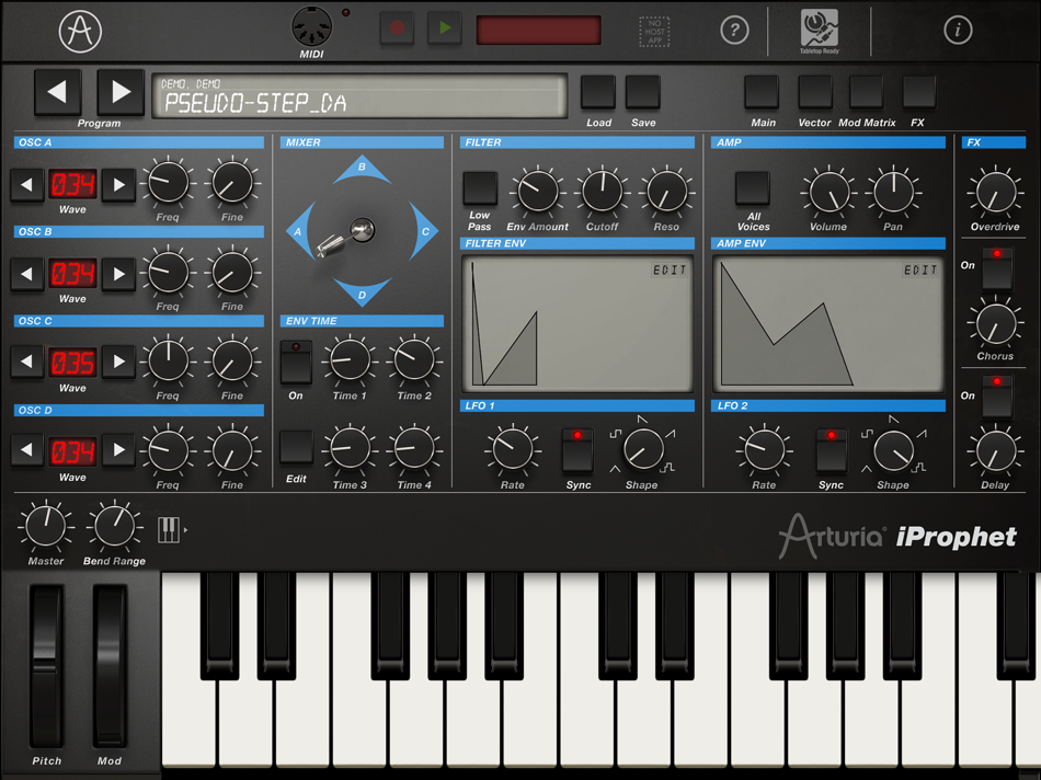 #1. iProphet Synthesizer (iOS) 由: Arturia