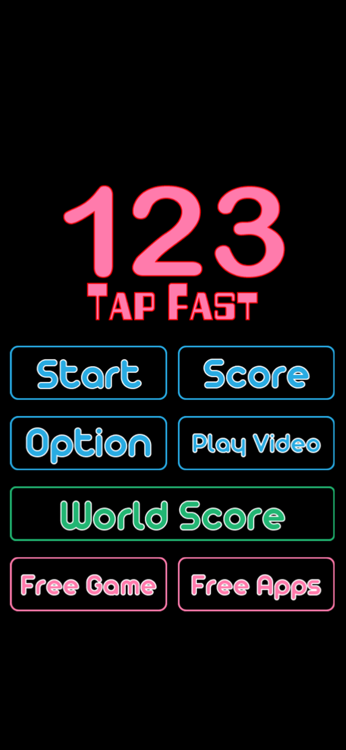 123 Numbers Tap Fast Game