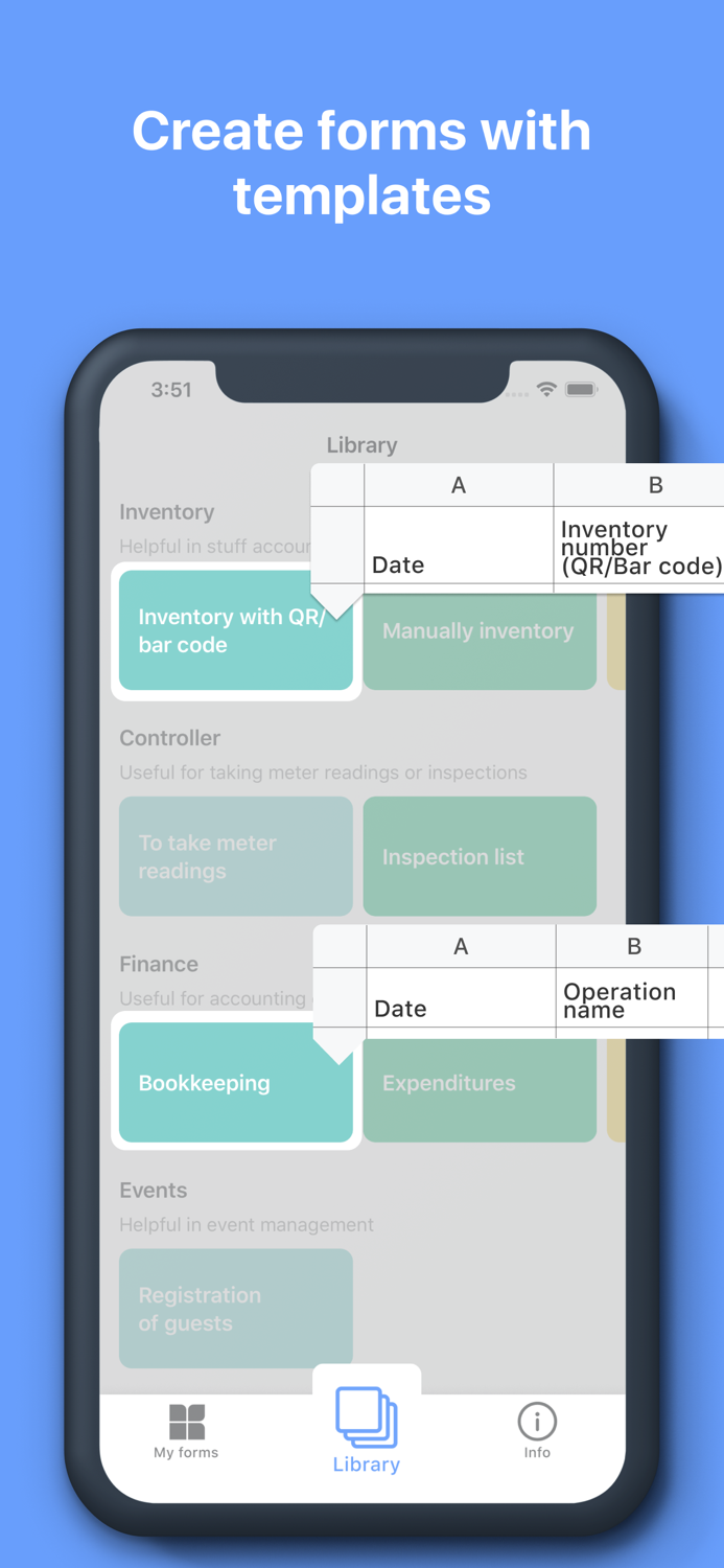 Spreadsheet data entry