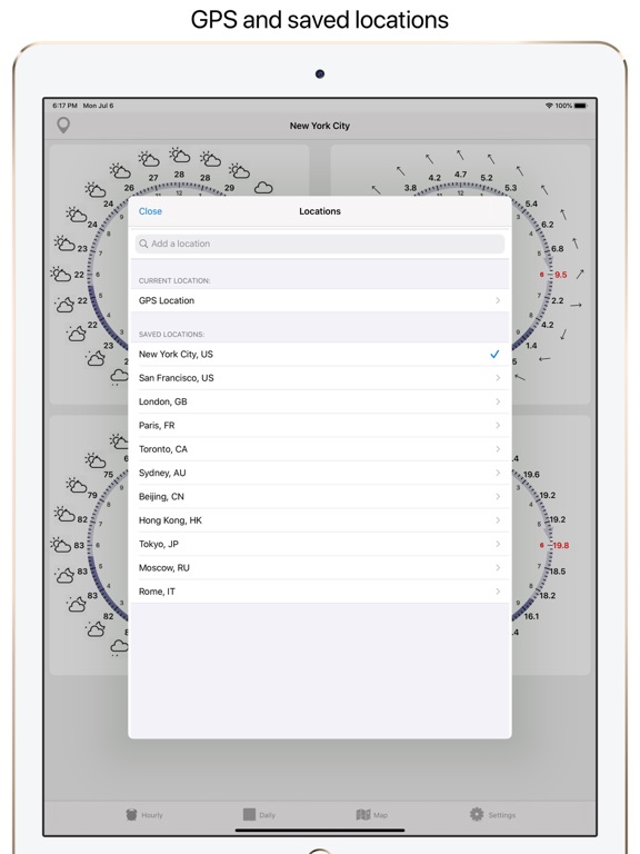 Weather 247 iPad screenshot 4 - Weather app