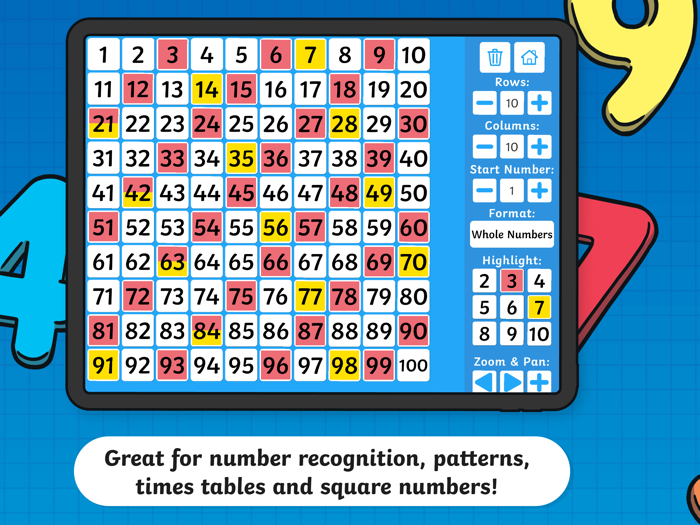 Twinkl Interactive 100 Square