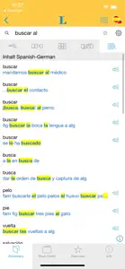 German Spanish XL Dictionary screenshot #3 for iPhone