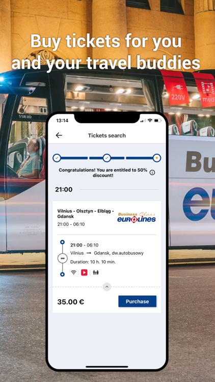 Eurolines: bus tickets