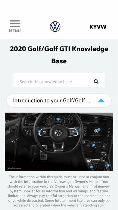 Knowing Your Volkswagen Screenshot