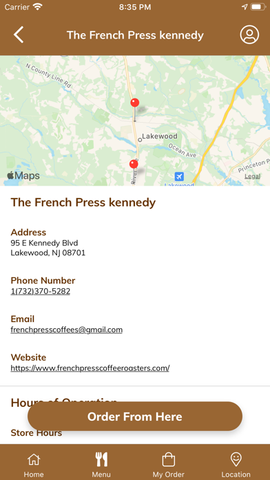 The French Press Coffee Screenshot