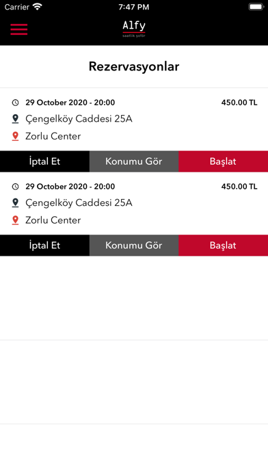 Alfy Sürücü - Personel için Screenshot
