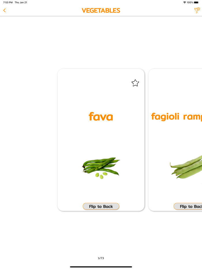 PORO - Italian Vocabulary