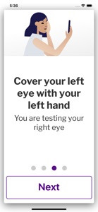 NYU Langone Eye Test screenshot #4 for iPhone