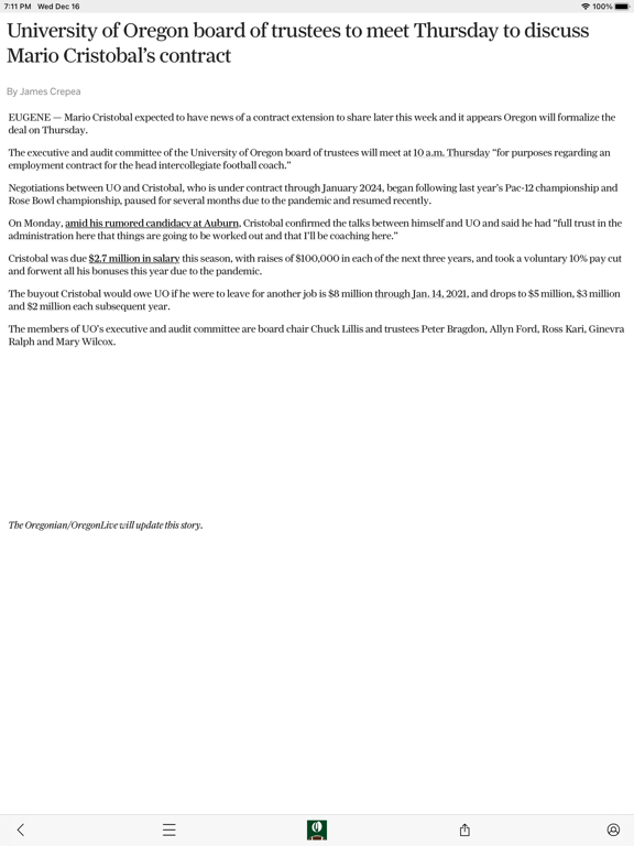 Screenshot #6 pour Ducks Football News