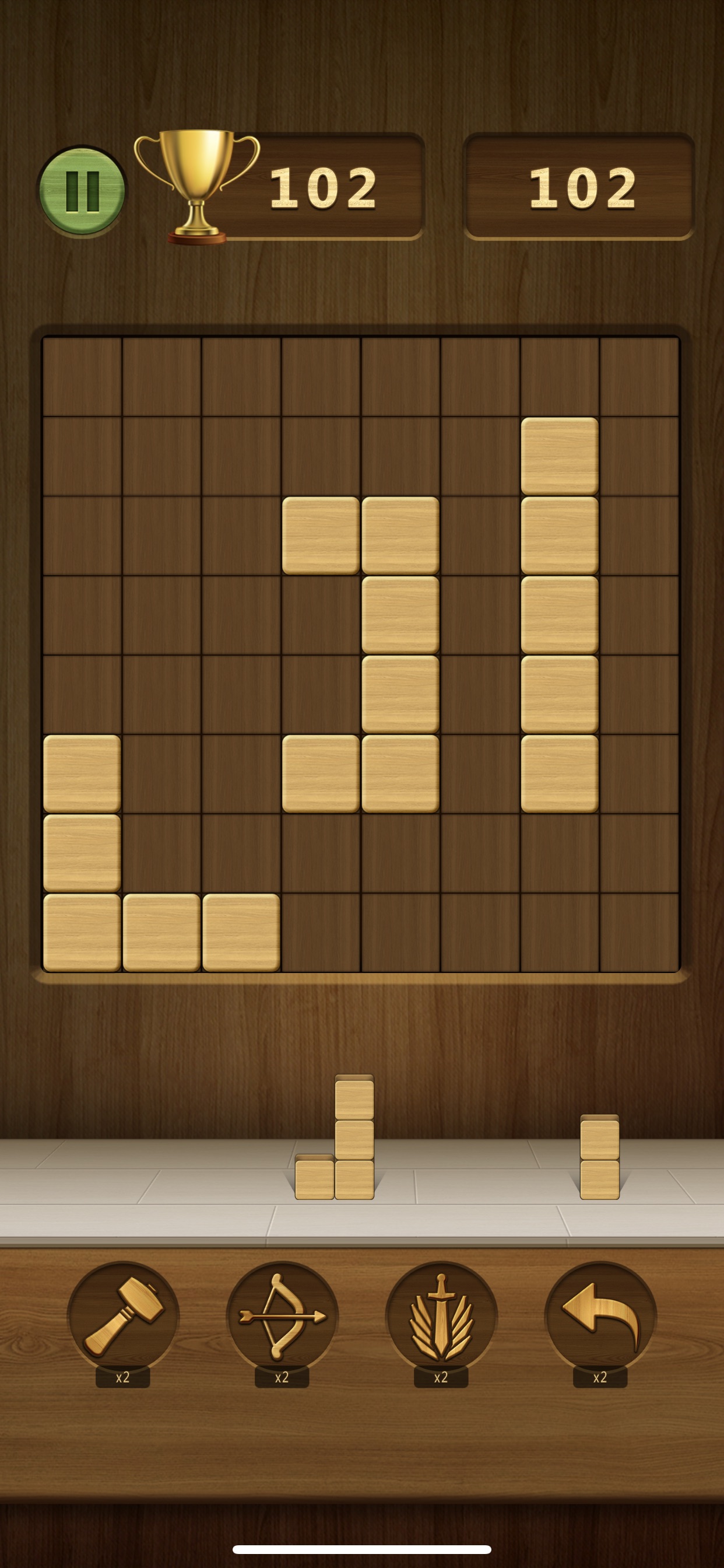 Wood Blocks Puzzleのおすすめ画像2