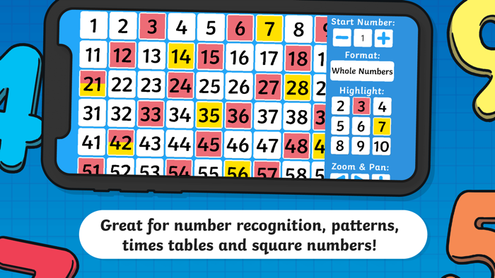 Twinkl Interactive 100 Square