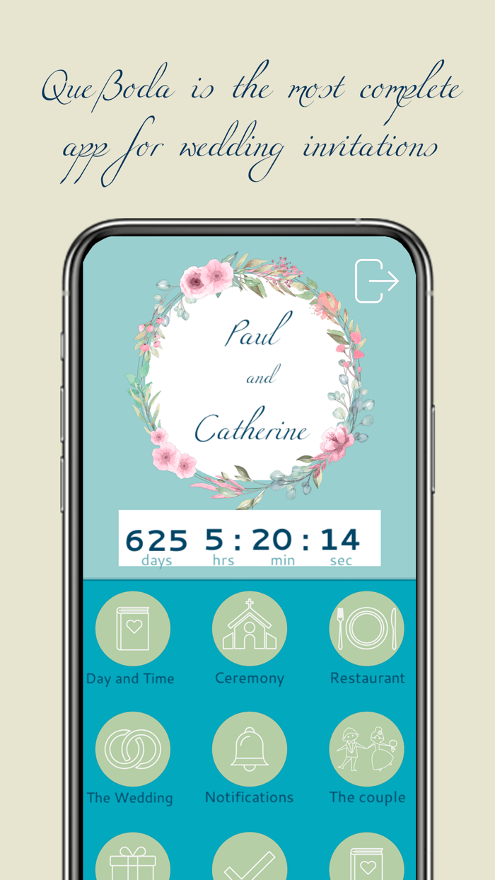 QueBodaThe wedding invitation