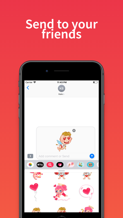 Valentine's day - Love sticker Screenshot