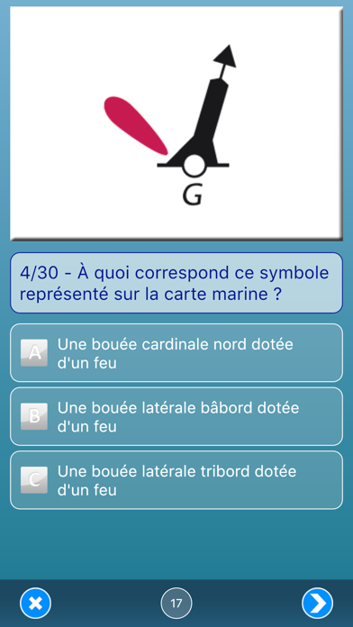 Permis bateau côtier ENF Screenshot
