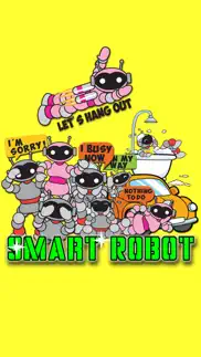 smart robot animated sticker iphone screenshot 1