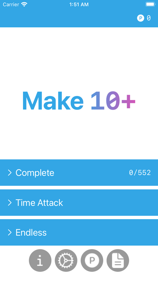 #1. Make 10+ (iOS) 由: Kiichi Itoh