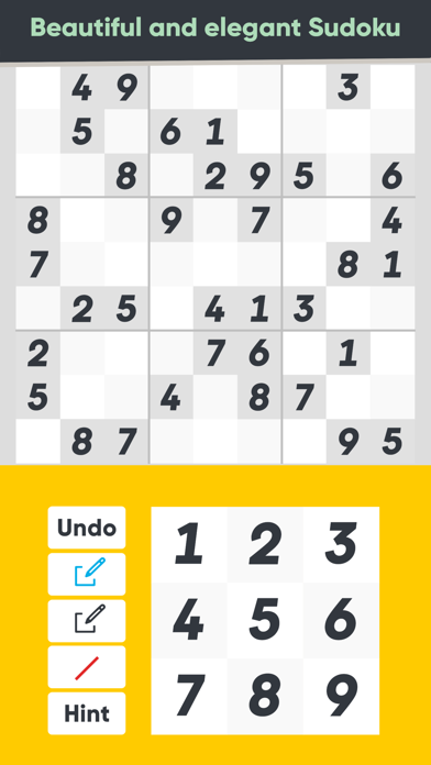 Screenshot #1 pour Good Sudoku by Zach Gage