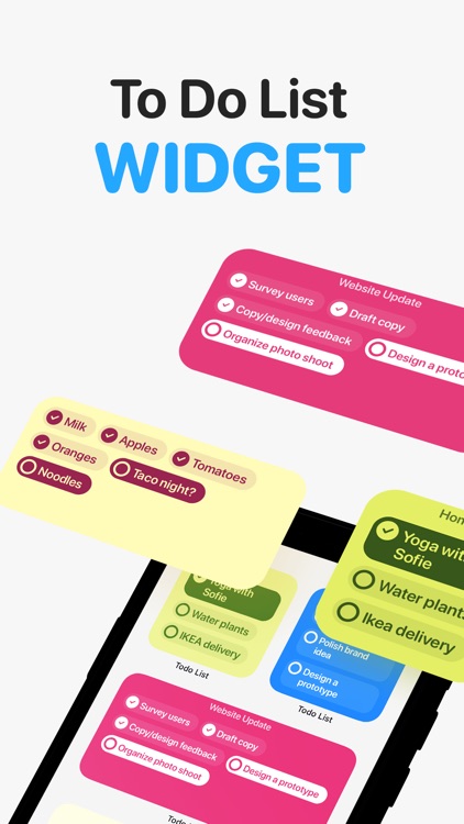 To Do List Widget