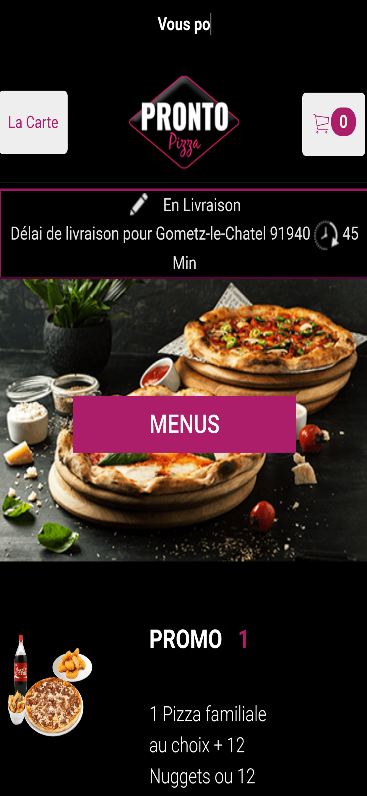 Pizza Pronto Gif-sur-Yvette screenshot 3