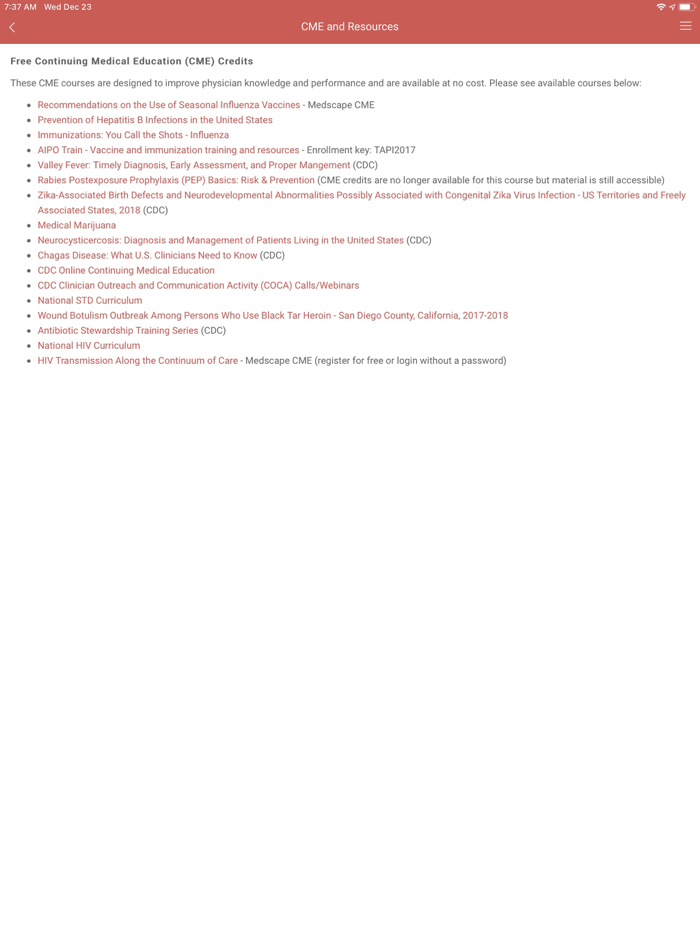 AZ Infectious Disease Resource