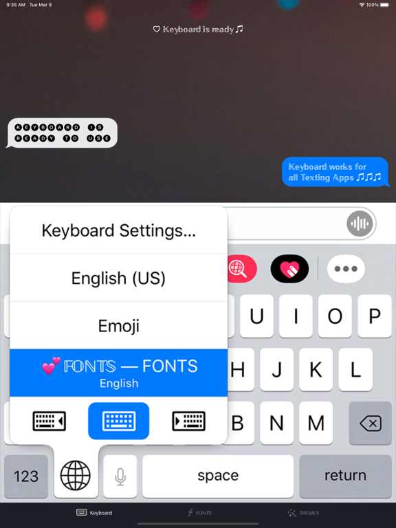 Screenshot #6 pour Fonts for iPhone - Keyboard!