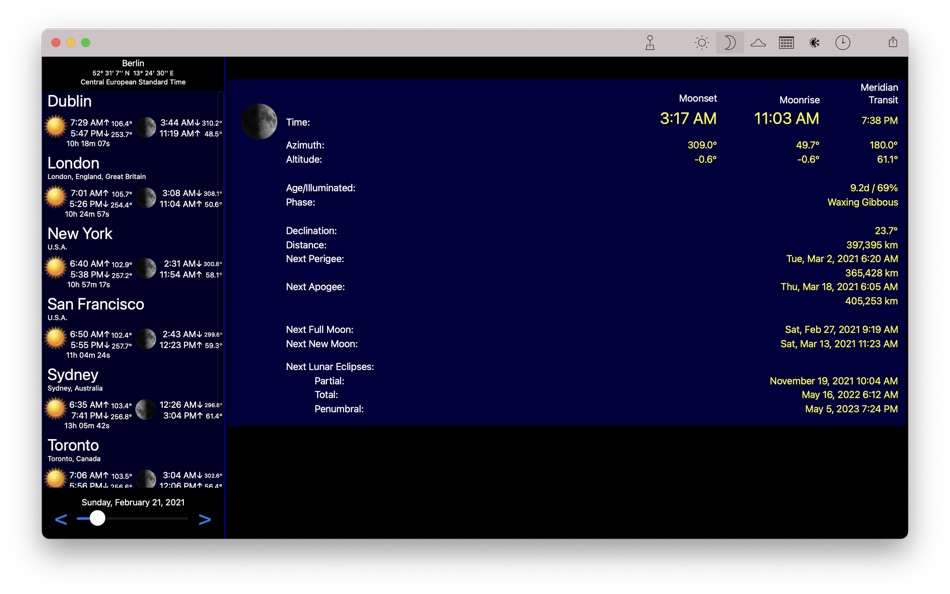 #3. LunaSolCal Max (macOS) Podle: Volker Voecking Software Engineering