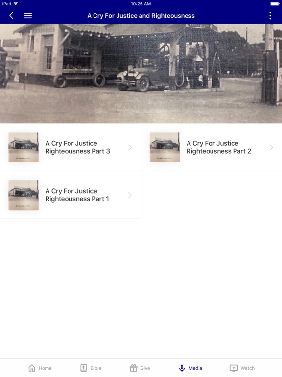 Mt. Olivet Baptist Church iPad screenshot 3 - Education app