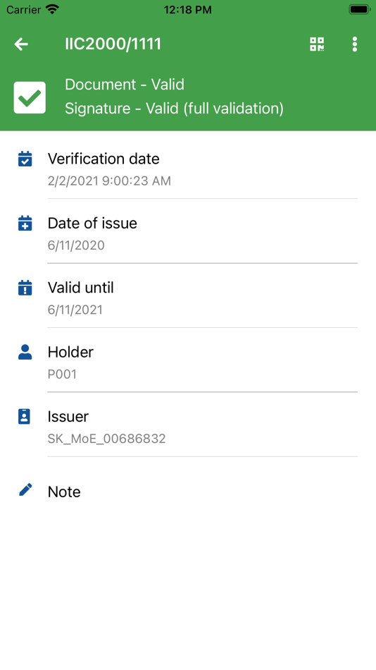 #7. Verify Security Element (iOS) Podle: MHSR