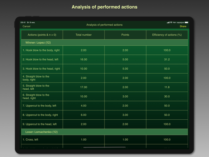 Martial Arts Video Analysis