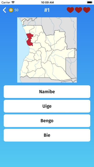 Angola: Provinces Quiz Game Screenshot