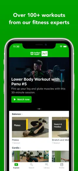 Game screenshot Nuffield Health 24/7 apk