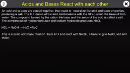 reaction of acids with bases iphone screenshot 1