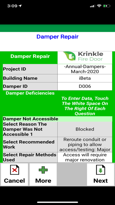 Krinkle Fire Door Screenshot