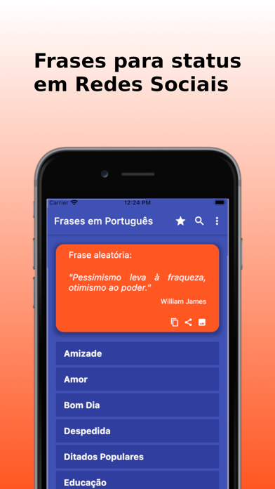 Frases em Português Screenshot