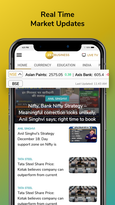 Zee Business Screenshot