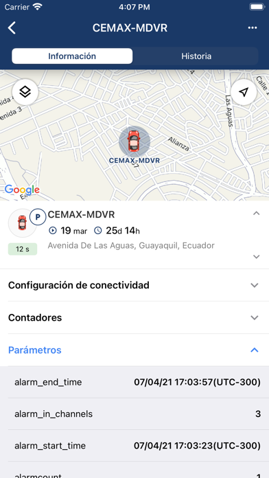 Cartrack.ec Screenshot
