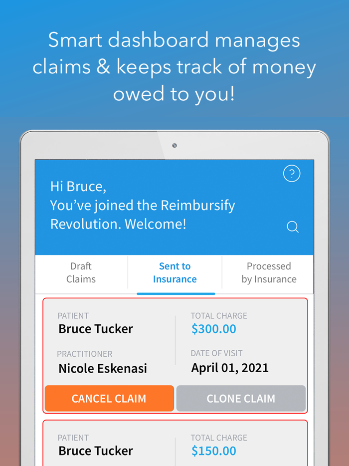 Reimbursify File Claims Fast