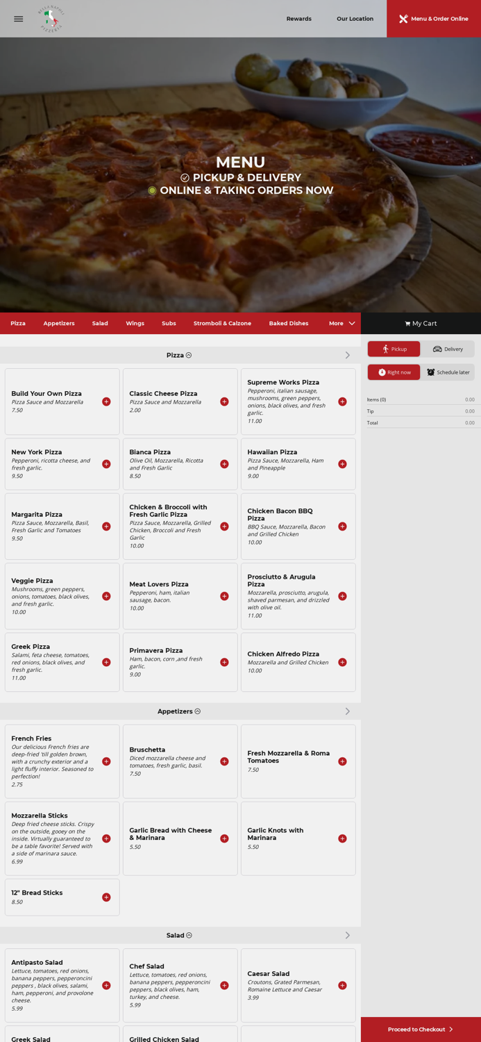 Bella Napoli Pizzeria