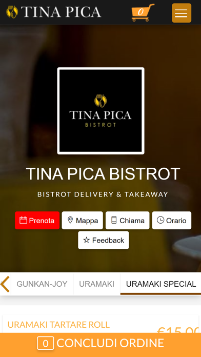 TINA PICA BISTROT Screenshot